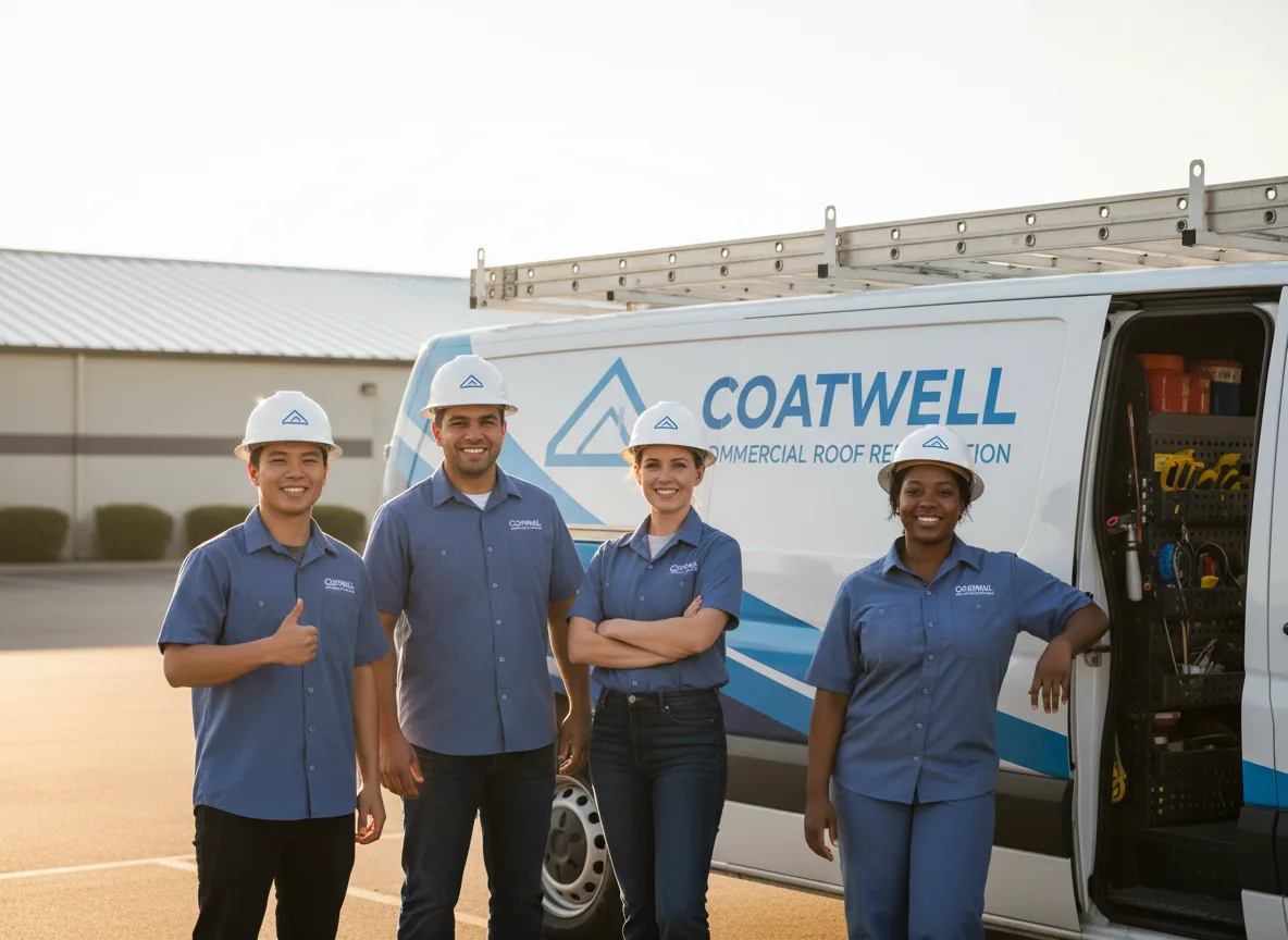 Commercial roof coating company in Fairdale, ND
